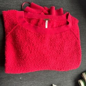 Knit sweatshirt